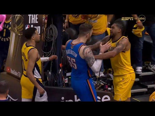 Toppin & Hartenstein Get TECHs After Heated Confrontation Over Caruso Foul 