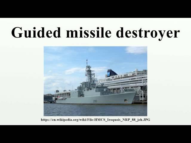 Guided missile destroyer