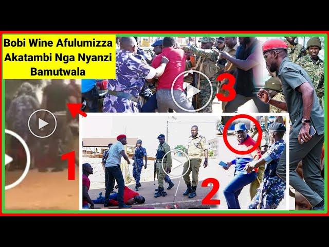 Finally Bobi Wine Afulumizza Akatambi Akatuufu Nga Chairman Nyanzi Bamutwala Waiswa Aduuse