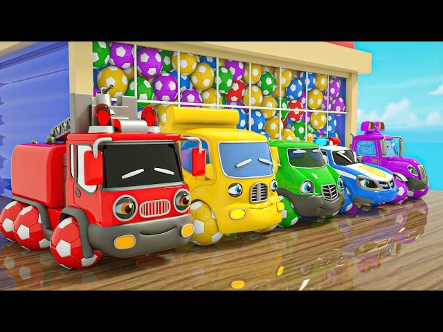 The Ice Cream Song - Magic garage with different balls - Baby Nursery Rhymes & Kids Songs