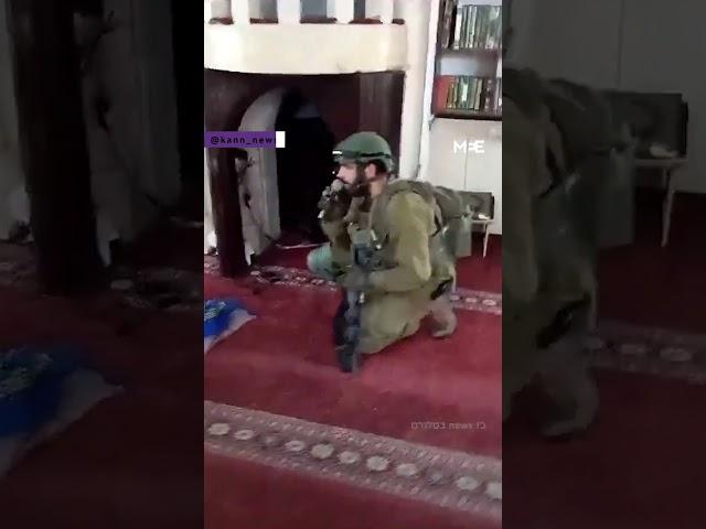 Israeli soldiers recite Jewish prayer from Jenin mosque speakers