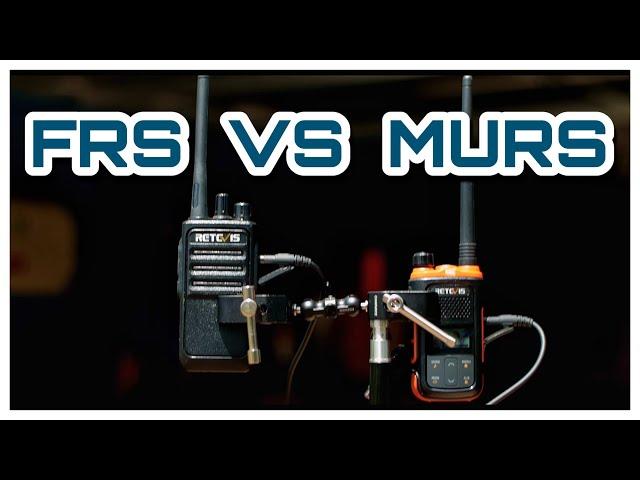 Range Testing Retevis rb27v MURS radio against FRS.