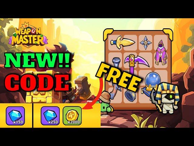 Weapon Master: Backpack Battle | All Current FREE Codes! (ANDROID/IOS)