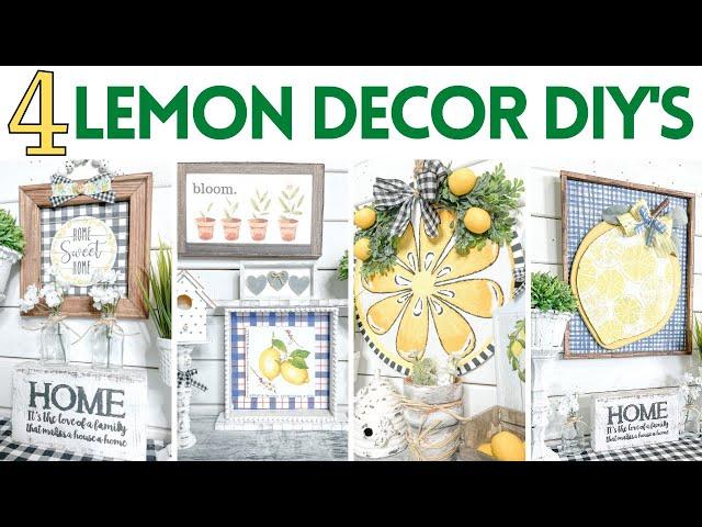   MUST SEE   Lemon Decor DIYs 2021 | Pizza Pan DIY