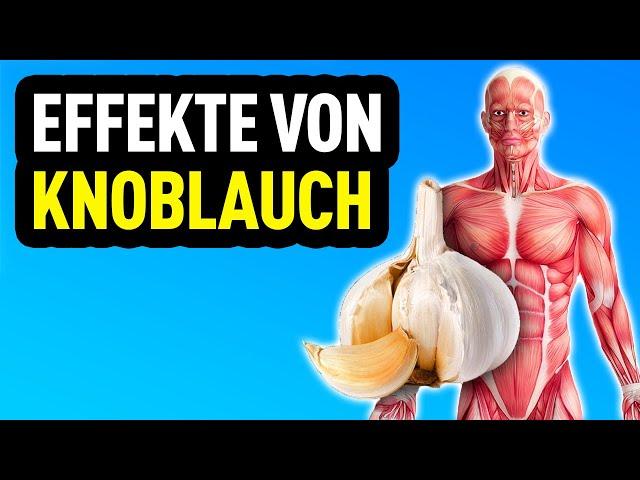 Er isst 2 Wochen lang täglich Knoblauch, was das bewirkt hat uns alle umgehauen!