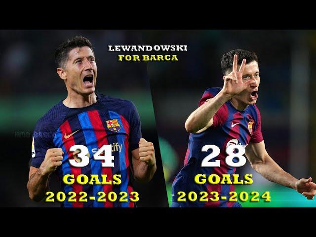 Lewandowski All 62 Goals For Barcelona 2022-2024