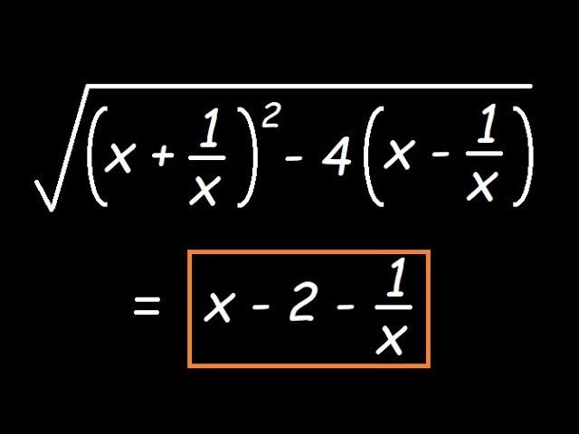 Square root of an Algebraic Expression | Division Method | Algebra |