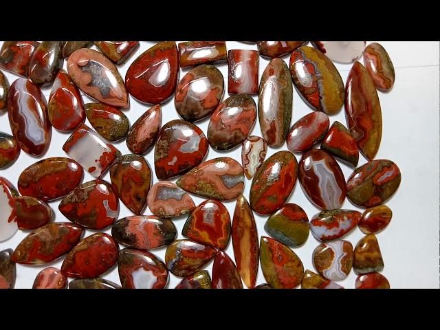Buy Cherry Creek Jasper Gemstone Cabs Wholesale Lots from Manufacturer