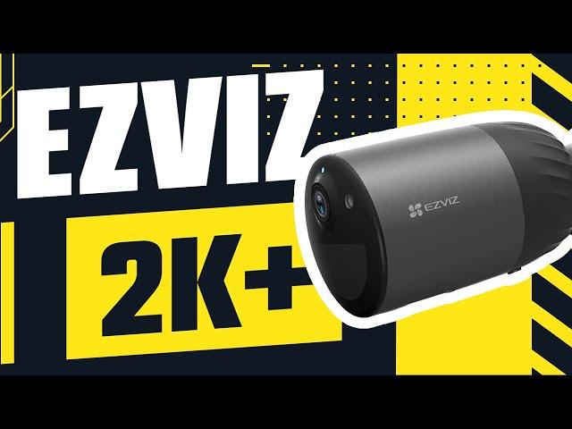 EZVIZ eLife 2K+ SECURITY CAMERA WITH SOLAR PANEL. NO CABLES!  THIS IS GENUIS!