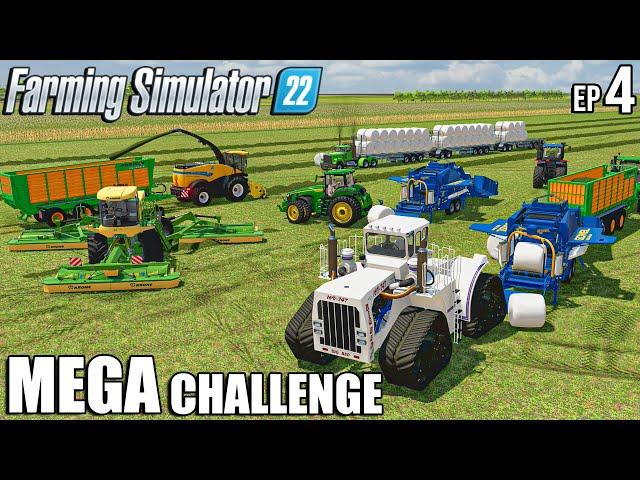 Mega SILAGE PRODUCTION w/ GOWEIL LT-Master | MEGA Challenge | Farming Simulator 22 | Episode 4