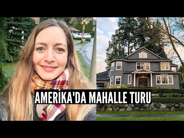 AMERİKA’DA MAHALLE TURU! Amerikan Evleri ve Sokak Manzaraları (Amerika'da Yaşam)