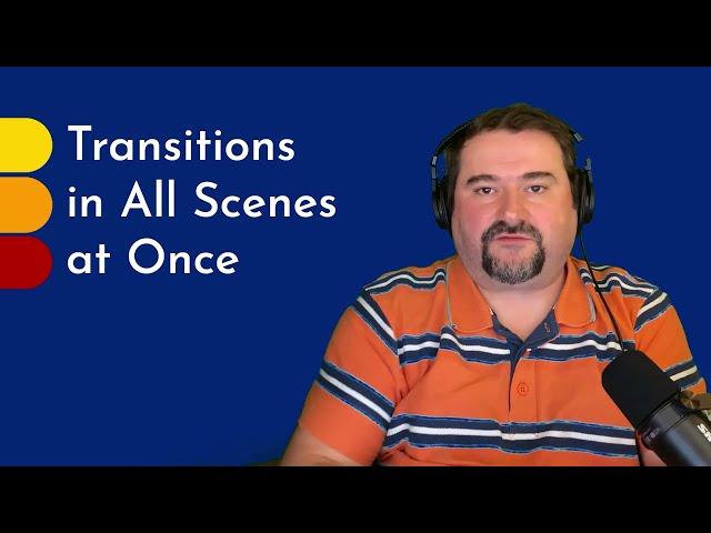 How to Apply Transitions to All Scenes in Descript