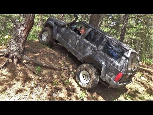 У Чероки нет шансов против Нивы!!! ))) (LADA NIVA vs Jeep Cherokee)