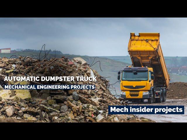 Mechanical projects | Automatic Dumper TOP Covering | Final Year Projects 2023 | Mech insider