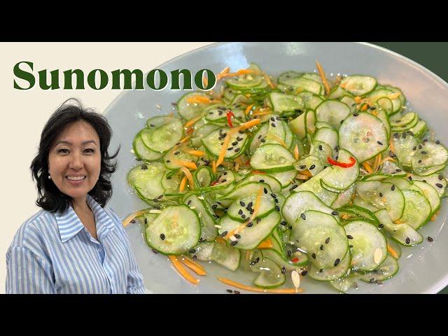 SUNOMONO | Como fazer essa salada de pepino japonês em conserva