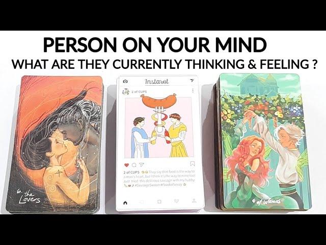 PICK• YOUR PERSON  THEIR CURRENT FEELINGS THOUGHTS INTENTIONS  MSGS +CHARM TIMELESS