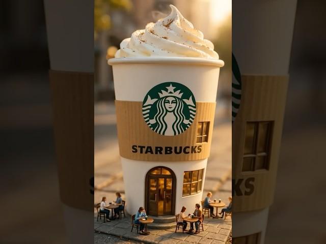 Starbucks Coffee️  #starbucks #coffee #tiny #tinyguys #shorts