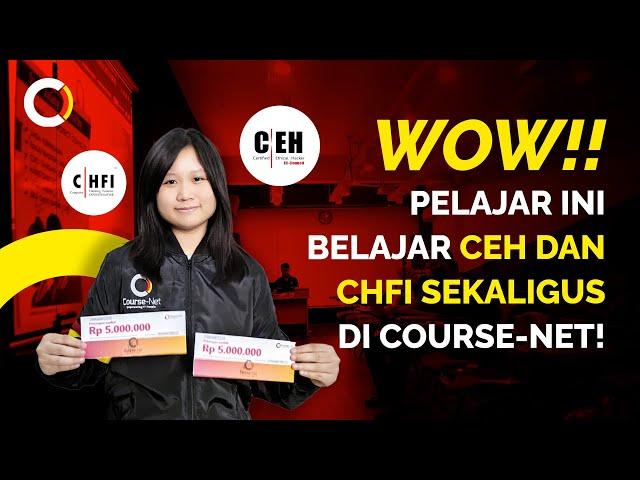 WOW! PELAJAR SWISS GERMAN UNIVERSITY INI BELAJAR CEH DAN CHFI SEKALIGUS DI COURSE-NET!