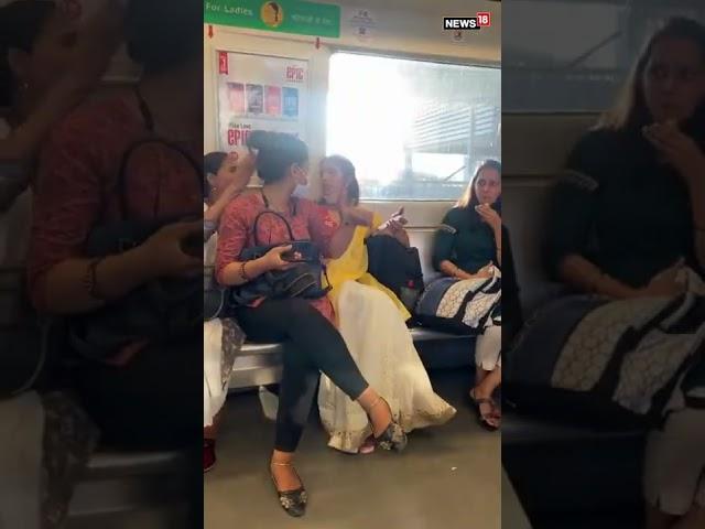 Female Version of 'Bahut Jagah Hai' : Two Women in Delhi Metro Fight Over Seat