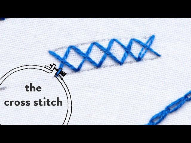 #28: cross stitch embroidery tutorial