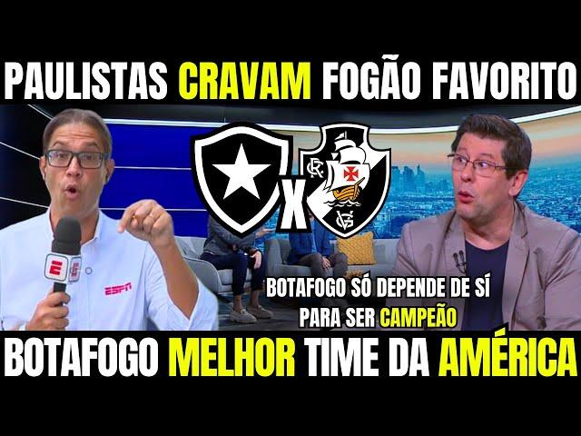 BOTAFOGO X VASCO! FOGÃO VAI COM FORÇA MÁXIMA E PAULISTAS ESTÃO COM MEDO! NOTICIAS DO BOTAFOGO HOJE