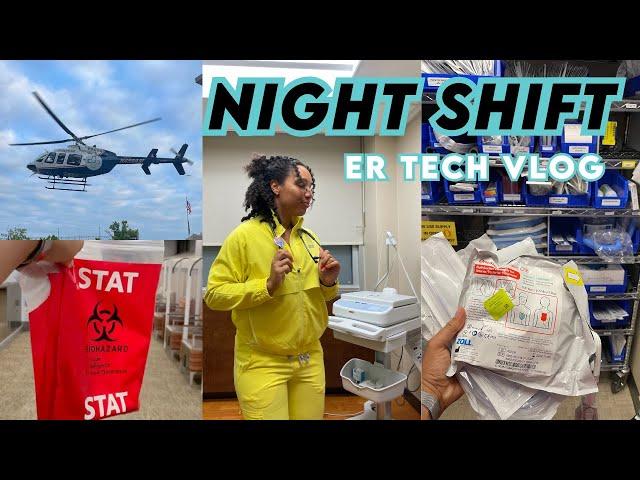 Night Shift in a Trauma Center & Triage Trips for ER Techs!