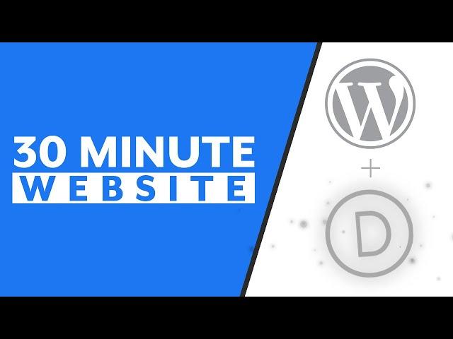 How To Make A Divi Website In 30 Minutes - Simple