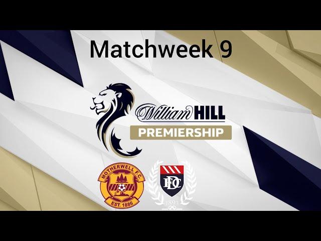 William Hill Premiership, 24/25, Matchweek 9, Motherwell vs Dundee