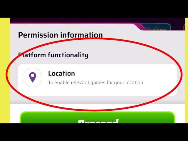 Winzo Permission information Problem | How To enable relevant games for your location in winzo