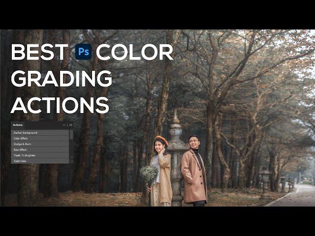 Best Photoshop Color Grading Actions & Retouching in Photoshop CC 2021