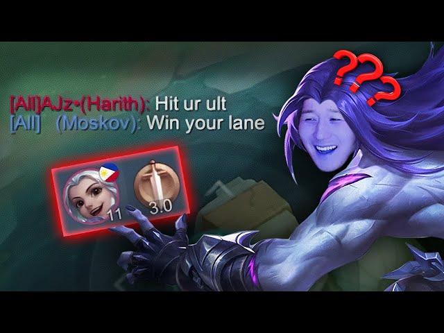 Revenge toxicity triggered this Harith in Mobile Legends solo rank