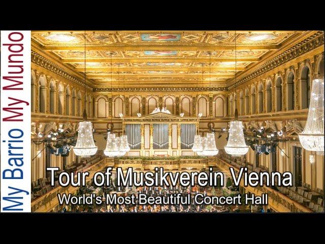 Concert and Tour of Musikverein, Vienna, the Most Beautiful Concert Hall in the World (4k UHD)