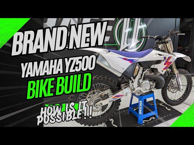 Brand new Yamaha YZ500! (How did we even manage this?)