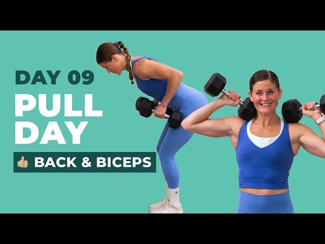 Summer Workout Challenge Day 9: 30-Minute Back and Biceps Workout (Strip Set Burnouts)