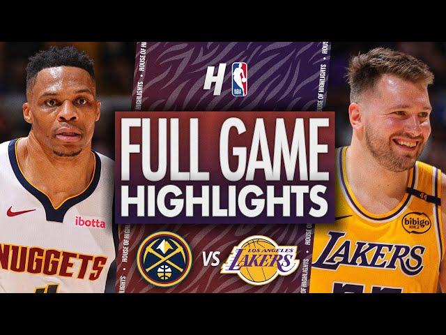 Denver Nuggets vs Los Angeles Lakers - Full Game Highlights | March 19, 2025 | 2024-25 NBA Season