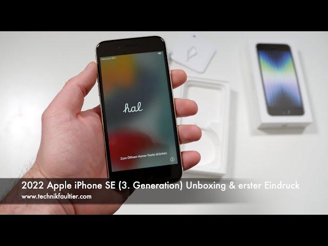 2022 Apple iPhone SE 3. Generation Unboxing & erster Eindruck