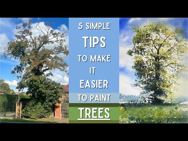 5 Tips To Help Make Painting Trees Easier For Beginners