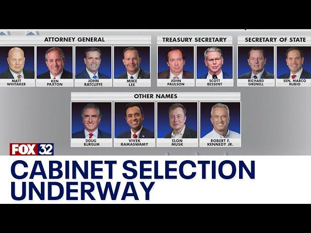 President-elect Trump begins cabinet selection