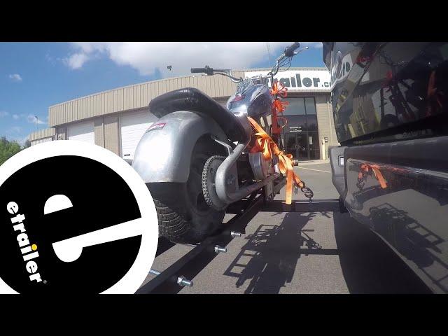 etrailer | Ultra-Fab Motorcycle Carrier with Ramp Test Course