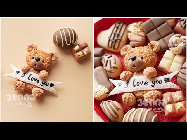 Chocolate  Box Tutorial with Jenna Air Dry Clay | Clay Craft Ideas