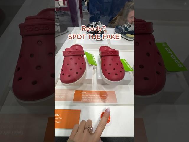 Spot the fake! Can you do it?! #crocs #fake #real