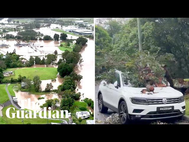 Ex-Tropical Cyclone Alfred weakens to tropical low, warnings still in place