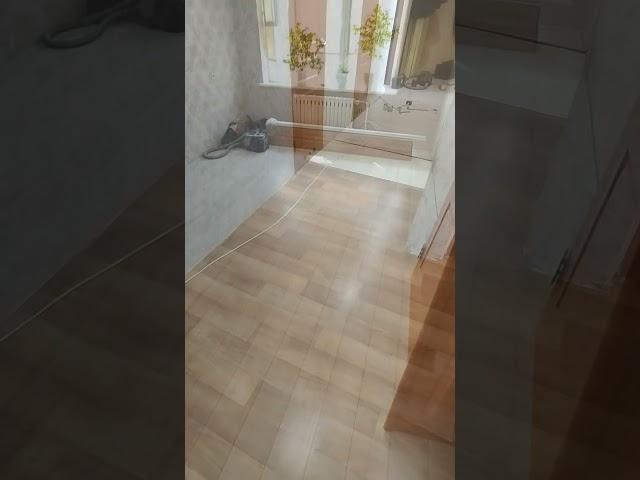 Укладка ламината одним полотном 70м² #ремонт #укладкаламината #отделочные работы #волковыск