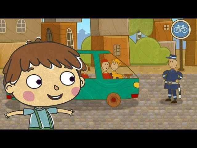 Car Toons compilation. In the old town. Toy car cartoons full episodes.