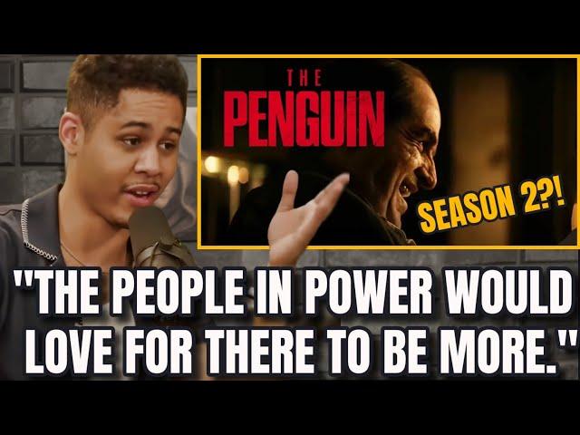 The Penguin star Rhenzy Feliz on if The Penguin will get a second season.