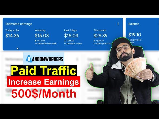 How to Get Paid Traffic to your Website and Increase Earnings