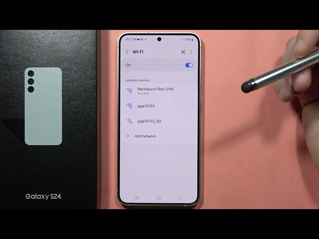 SAMSUNG Galaxy S24 / S24+ Connect to WiFi Network #howtodevices