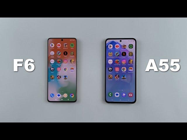 Poco F6 Vs Samsung A55 Speed Test