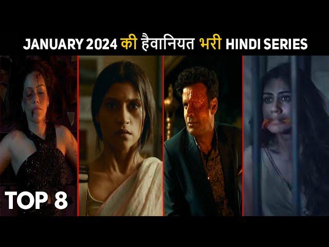 Top 8 Superbest Crime Thriller Hindi Web Series January 2024