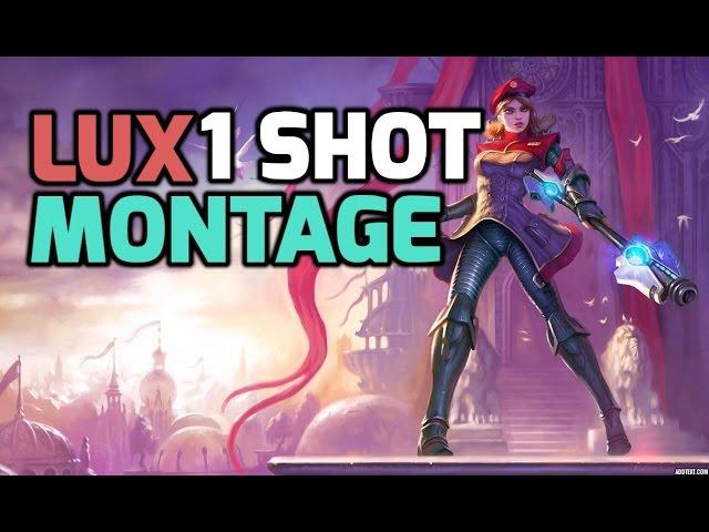 Lux 1 shot combo montage - Lux one shot kill compilation